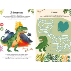 Sticker e attività. Dinosauri