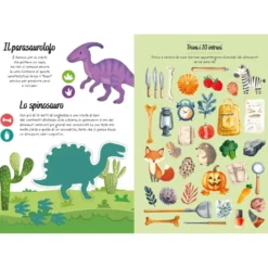Sticker e attività. Dinosauri