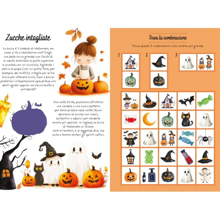 Sticker e attività. Halloween