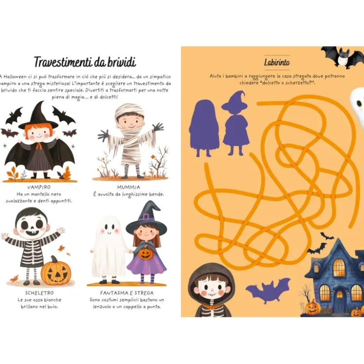 Sticker e attività. Halloween