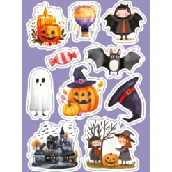 Sticker e attività. Halloween