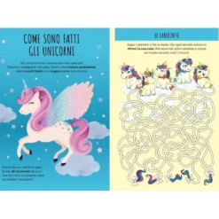 Stickers e attività. Gli unicorni