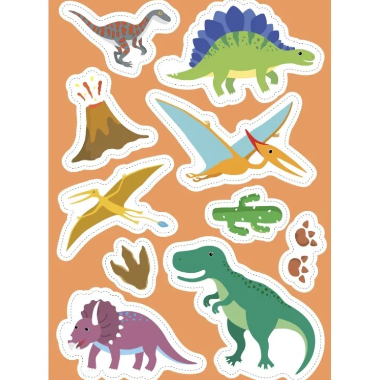 Stickers e attività. I dinosauri