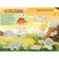 Stickers e attività. I dinosauri