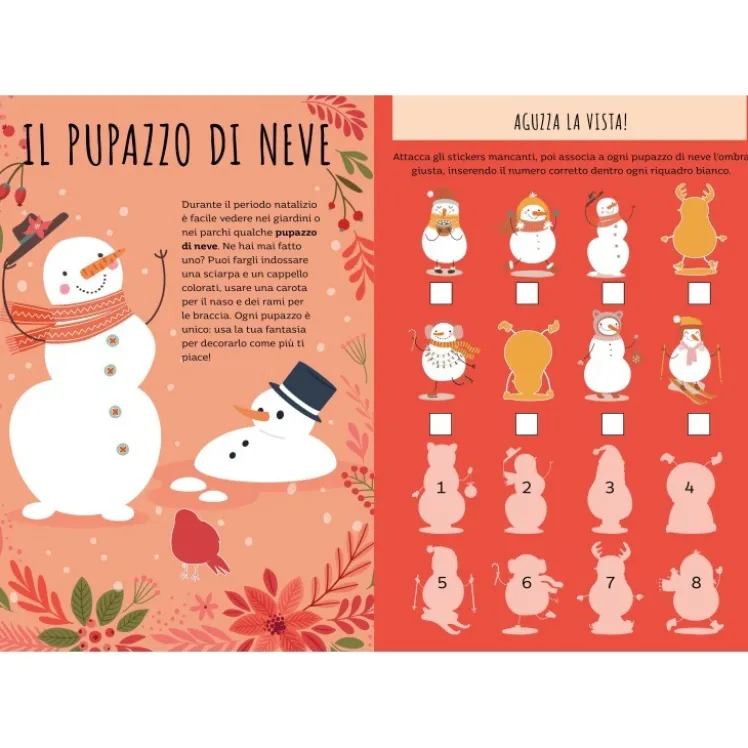 Stickers e attività. Il Natale