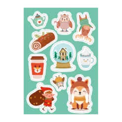 Stickers e attività. Il Natale