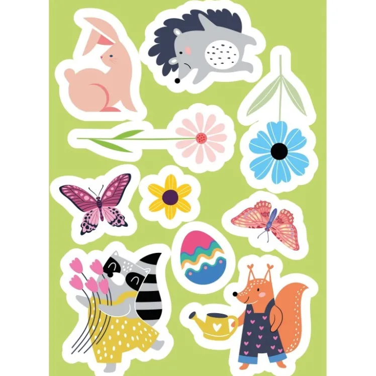 Stickers e attività. Primavera