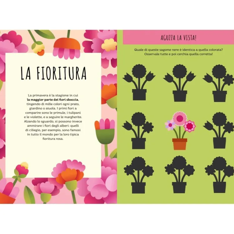 Stickers e attività. Primavera