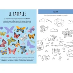 Stickers e attività. Primavera