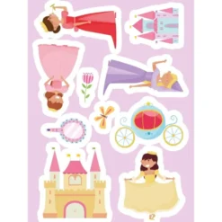 Stickers e attività. Principesse
