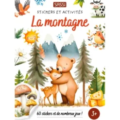 Stickers et activités. La montagne
