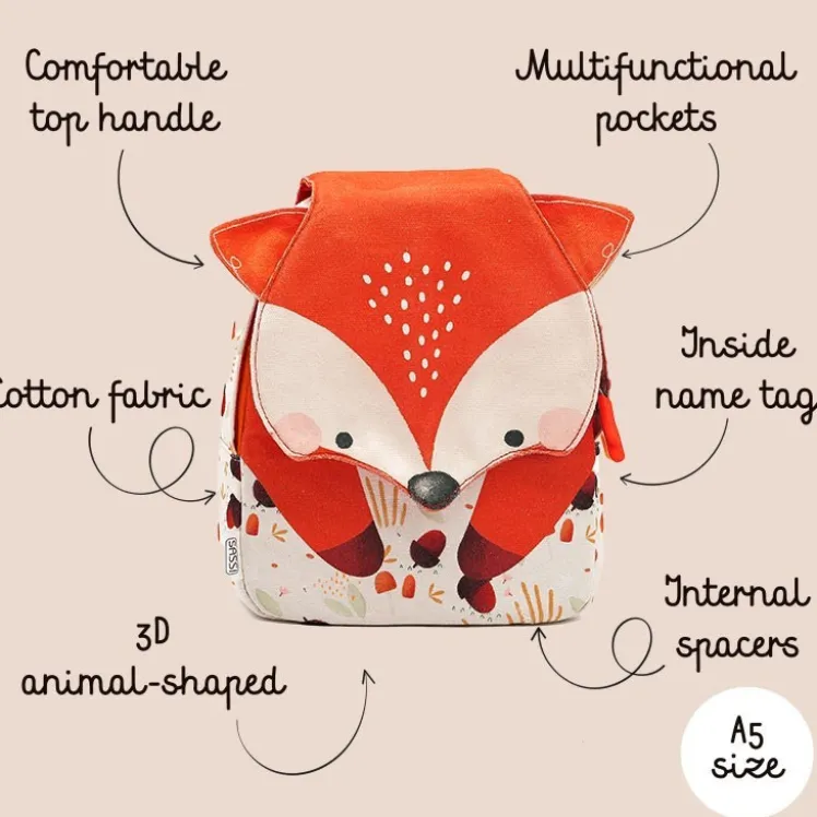 Zaino mini A5 - Volpe Crunchy